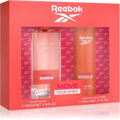 Reebok Move Your Spirit osvěžující tělový sprej 150 ml + EDT 100 ml – Zboží Mobilmania