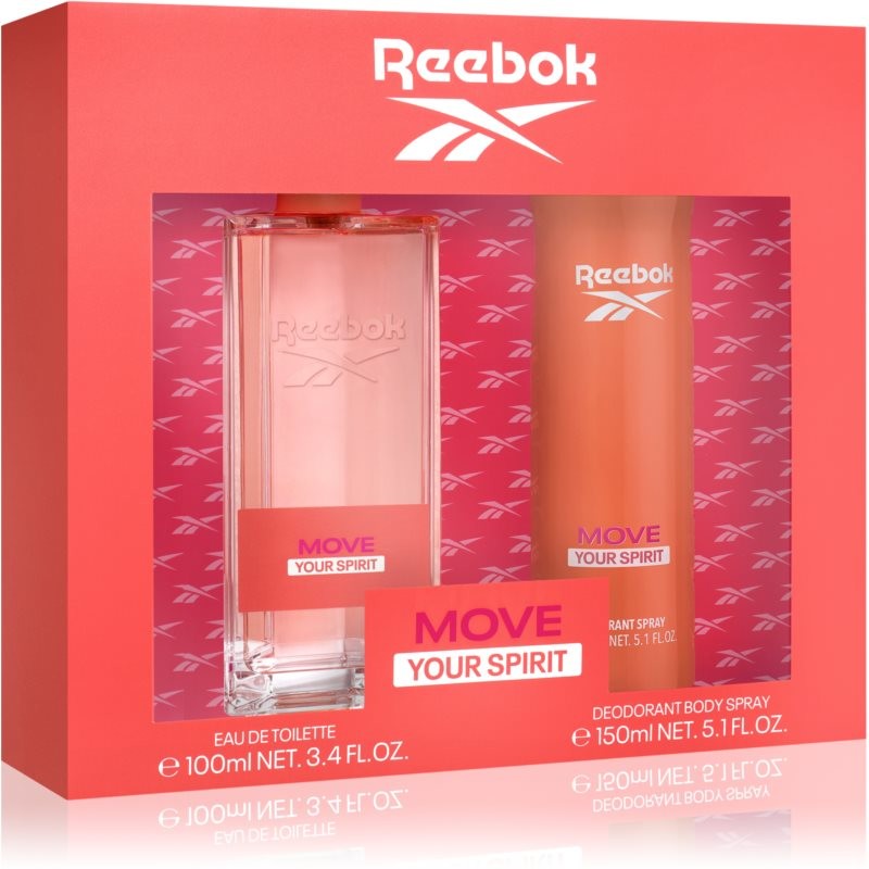 Reebok Move Your Spirit osvěžující tělový sprej 150 ml + EDT 100 ml