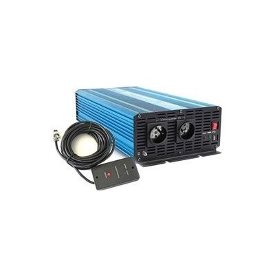 Carspa P3000 24V/230V 3000W Čistá sinusovka, Dálkové ovládání