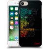 Pouzdro a kryt na mobilní telefon Apple Pouzdro Picasee silikonové Apple iPhone 8 - Motto life čiré