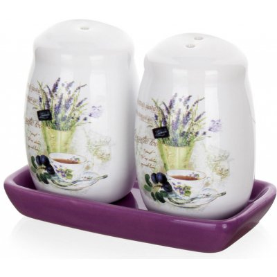 Banquet slánka a pepřenka LAVENDER keramika – Sleviste.cz