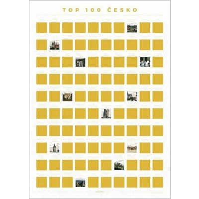 Stírací plakát TOP 100 Česko – Sleviste.cz