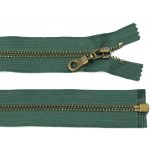 WICO Kovový zip no.5 rozepínací 50cm (staromosazné zoubky) - více barev b: 08 tmavě zelená – Hledejceny.cz