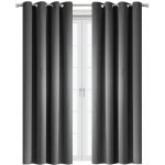 BytoTex Zatemňovací závěs s kroužky L769, 140 x 250 cm-šedá/grafit – Hledejceny.cz