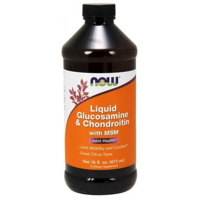 NOW Glucosamine & Chondroitin with MSM Liquid 473 ml