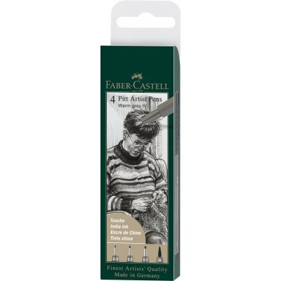 Faber-Castell 167171 Pitt Artist Pen Brush Manga Kaoiro 167168 sada 6 ks – Zboží Živě