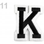 Prima-obchod Nažehlovačka písmena, barva 11 "K" černá – Zboží Mobilmania