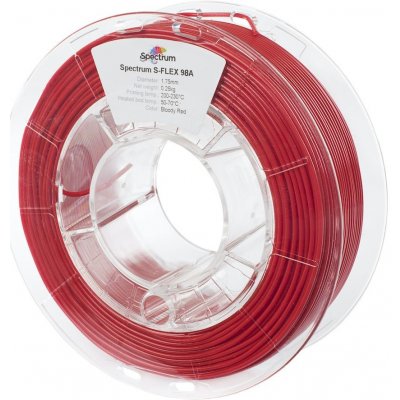 Spectrum S-Flex 85A, 1,75mm, 250g, 80528, bloody red – Zboží Živě