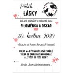 INSPIO Obraz Svatební dary - Tabulka o velké lásce pro novomanžele láska, domov a rodina, na svatbu – Hledejceny.cz