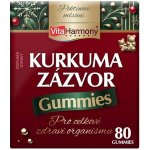 VitaHarmony XXL Kurkuma zázvor gummies 80 gummies – Hledejceny.cz