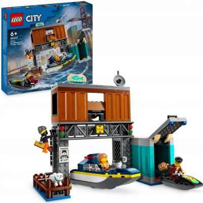 LEGO® City 60417 Policejní motorový člun a úkryt zlodějů – Sleviste.cz
