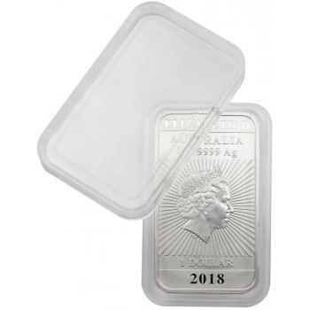 Lindner Obdélníková kapsle na stříbrné mince Dragon 1 Oz
