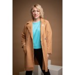 Elegantní kabát Monako khaki – Zboží Dáma