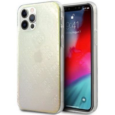 Pouzdro Guess iPhone 12/12 Pro 4G 3D Pattern Collection iridescent