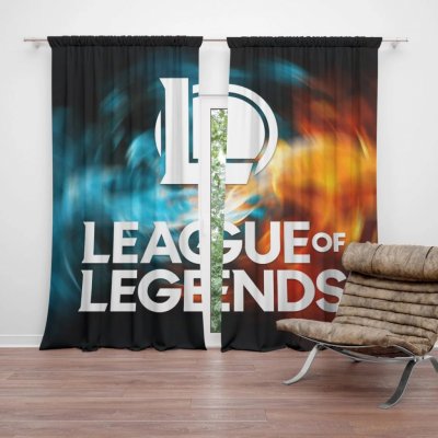 Závěsy League of Legends Glow: 2 ks - 140x250 cm - Sablio – Hledejceny.cz