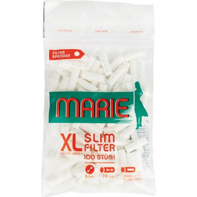 Marie cigaretové filtry slim filtr prodloužené xl 6 mm 100ks – Zboží Mobilmania