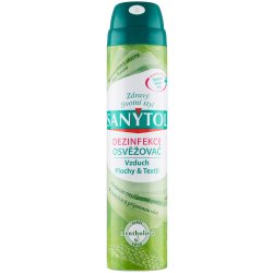 SANYTOL Dezinfekční Osvěžovač vzduchu menthol 300 ml