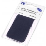 Nažehlovací záplaty 7,6x4,9 cm Varianta: 5 modrá tmavá, Balení: 1 sáček – Zboží Dáma