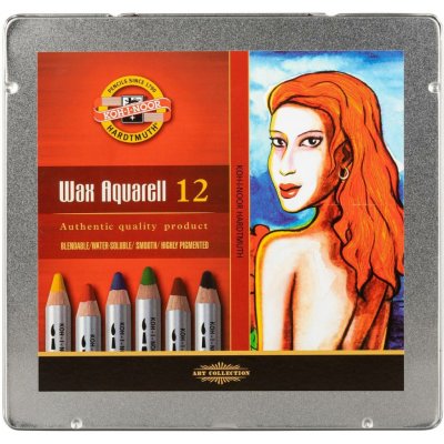 Koh-i-noor Umělecké akvarelové voskové pastely Wax Aquarelle 8282 set – Hledejceny.cz