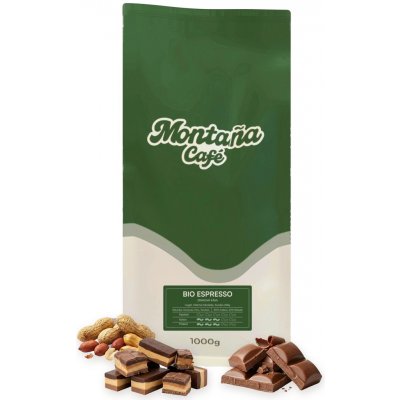 Café Montaña Bio espresso bio zrnková 1 kg – Hledejceny.cz