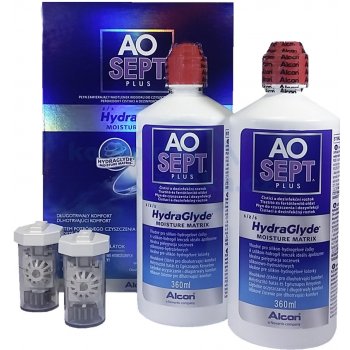 Alcon Aosept Plus HydraGlyde 2 x 360 ml