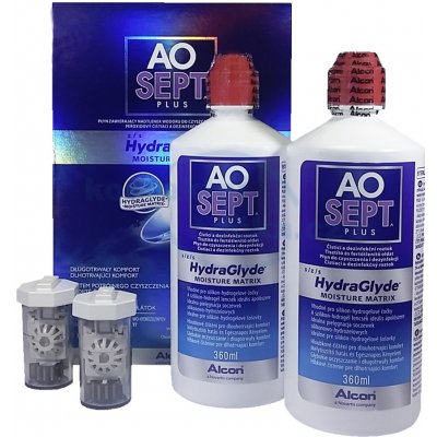 Alcon Aosept Plus HydraGlyde 2 x 360 ml