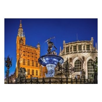 Castorland Neptunova fontána Gdaňsk 52936 500 dílků