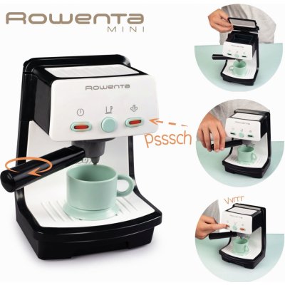 Smoby 24802 Espresso Rowenta na baterie – Zboží Dáma