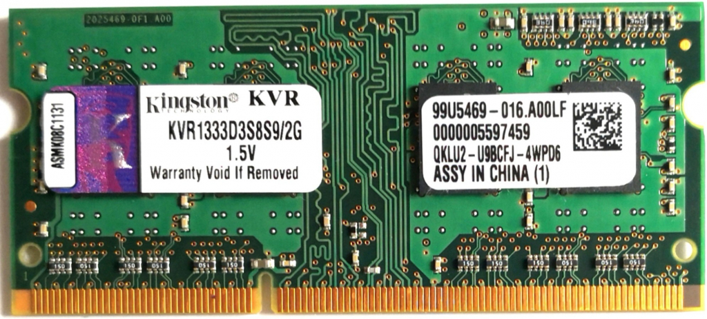 Kingston SODIMM DDR3 2GB 1333MHz CL9 KVR1333D3S8S9/2G od 290 Kč - Heureka.cz