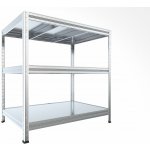 Biedrax Regál 60 x 90 x 120 cm 3 police pozink – HobbyKompas.cz