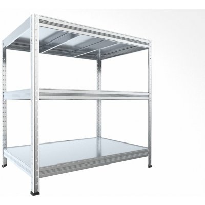 Biedrax Regál 60 x 90 x 120 cm 3 police pozink – HobbyKompas.cz