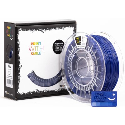 Print with smile PET-G metalic blue, 1,75 mm, 1 kg – Zboží Živě