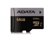 ADATA Pro microSDXC 64 GB UHS-I AUSDX64GUICL10-RA1 – Zboží Živě