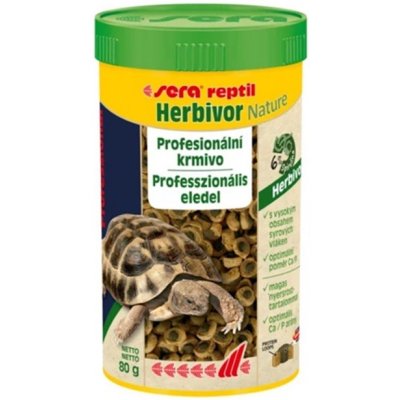 Sera Reptil Professional Herbivor Nature 80 g – Zboží Dáma