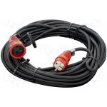 KERG W2424 Prodlužovací síťový kabel; 3x2,5mm2; Zásuvky: 1; guma; černá; 20m – Zboží Mobilmania