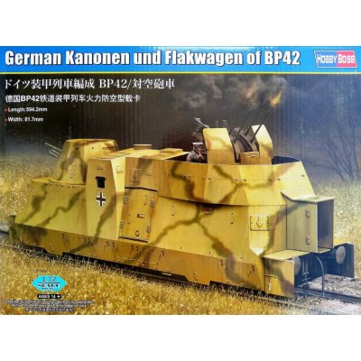 Hobby Boss German Kanonen und Flakwagen of BP42 1:72