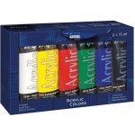 Kreul EL GRECO akrylové barvy sada 6 barev 75 ml – Zboží Mobilmania