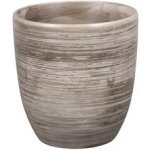 Obal na květník KODET GREY keramický šedý pr.13x14cm šedá speciální – Zboží Dáma