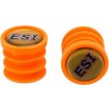 Doplňky na kolo Záslepky řídítek ESI grips Bar Plugs Orange