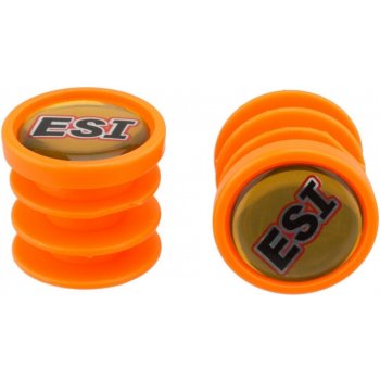 Záslepky řídítek ESI grips Bar Plugs Orange