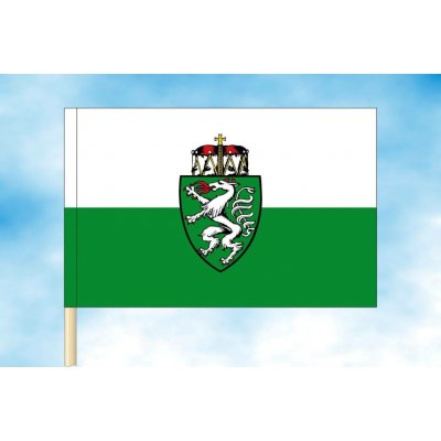LIBEA, s.r.o. Štýrsko vlajka Rozměr: 40×60 cm, Uchycení: Návlek na žerď – Hledejceny.cz