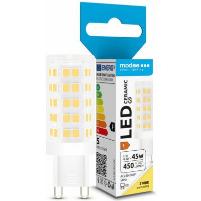 Modee Lighting LED G9 Ceramic žárovka G9 4,3W teplá bílá ML-G9C2700K4,3WN ERP – Hledejceny.cz