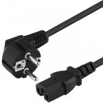 PREMIUMCORD Kabel síťový 230V k počítači 2m IEC 320 C15 konektor s drážkou (kpsps2 – Zboží Živě