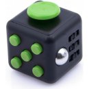 Fidget Cube antistresová kostka Černo-zelená