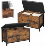 Vasagle Lavička s úložným prostorem LSC80BX – Zboží Dáma