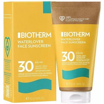 Biotherm Waterlover Face Sunscreen ochranný krém na obličej proti stárnutí  pro intolerantní pleť SPF30 50 ml od 479 Kč - Heureka.cz