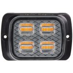 PREDATOR 16x1W LED, 12-24V, oranžový, ECE R65