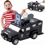 Trezor Pokladnička Auto na mince Bankovky na PIN kód – Zbozi.Blesk.cz
