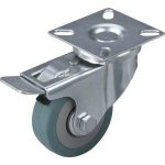 Extol premium Kolečka otočná s obručí ze šedé pryže a brzdou sada 2 ks průměr 50 mm 8856025 – Hledejceny.cz