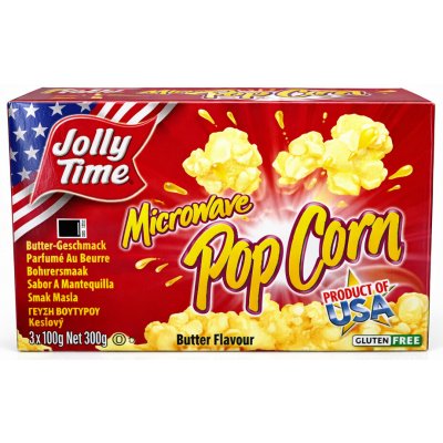 Jolly Time Microwave PopCorn Butter 300 g – Hledejceny.cz